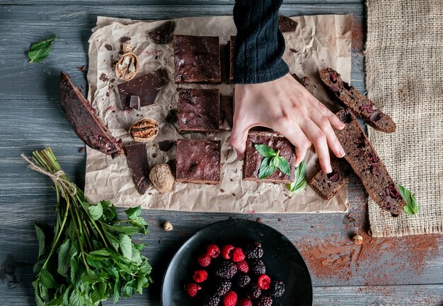 Brownies au chocolat maison