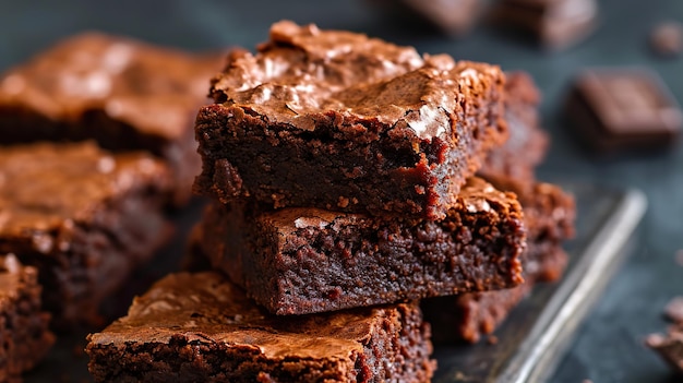 Des brownies au chocolat