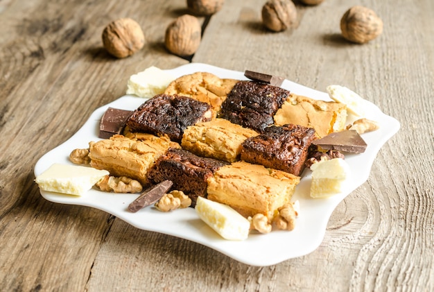 Brownies et blondies