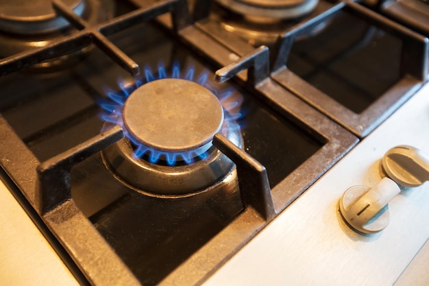 Brûleur de réchaud à gaz à flamme bleue Gaz