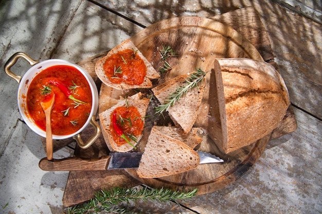 Bruschetta épicée