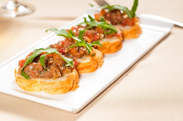 Bruschetta italienne