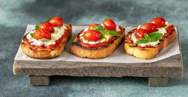 Bruschettas italiennes