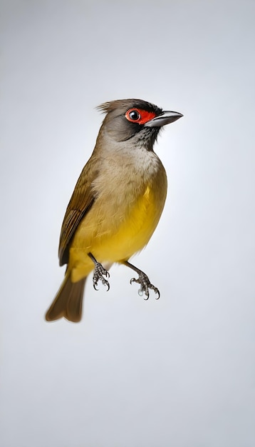 bulbul à tête de soie