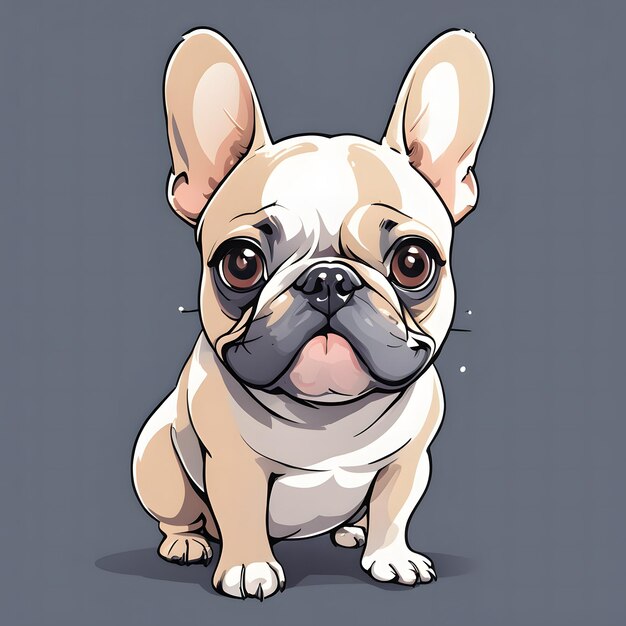 Le bulldog français Clipart