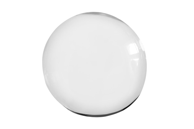 Bulle boule cercle Transparent sur fond blanc