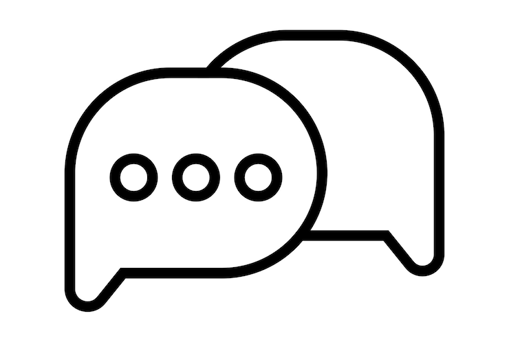 Photo bulle de dialogue icône plate seo symbole web forme app ligne signe art