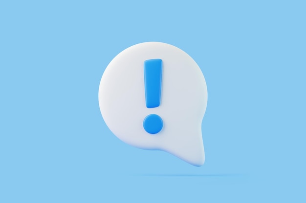 Photo bulle de parole sur fond bleu ensemble d'icônes de discussion boîte de discussion boîte de message illustration de rendu 3d
