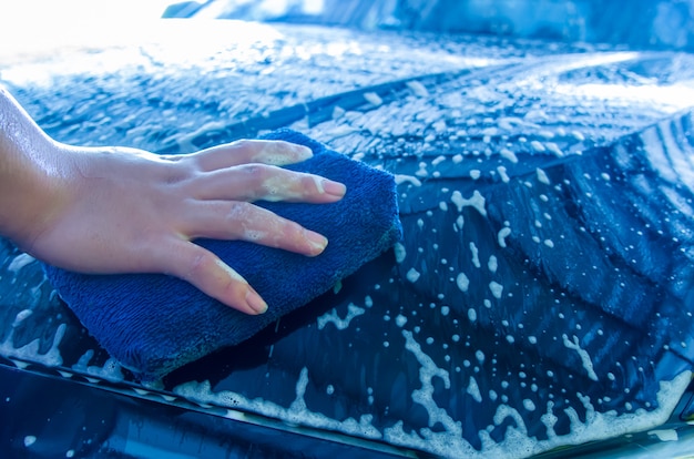 Bulles de lavage de voiture