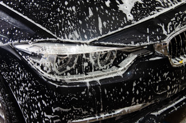 Bulles de lavage de voiture