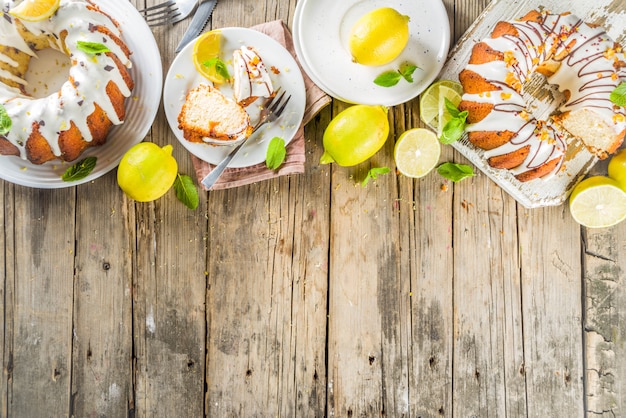 Bundt cake au citron fait maison