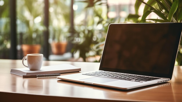 Bureau avec bloc-notes et stylo à côté du clavier