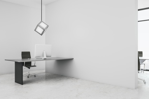 Bureau de coworking minimaliste
