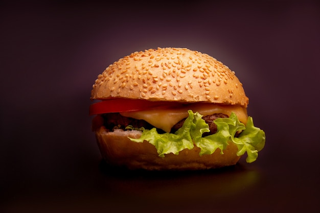 Burger savoureux frais