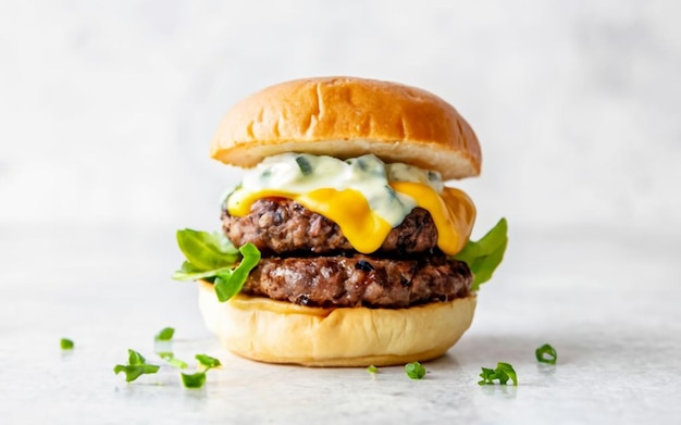 Burger avec des truffes Aioli