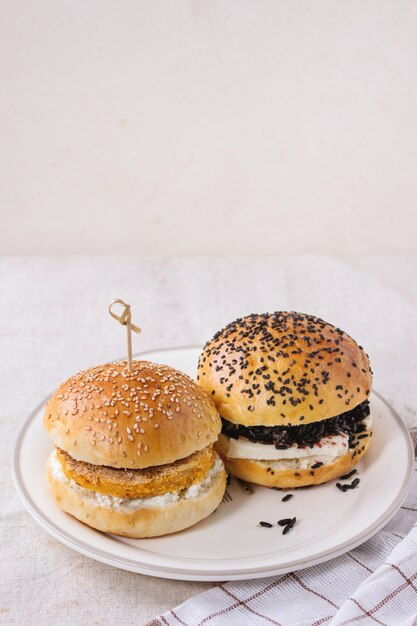 Burger végétarien fait maison