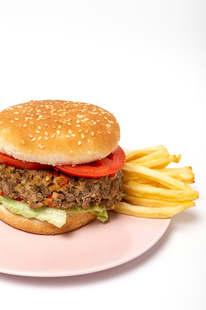 Burger végétarien maison aux lentilles