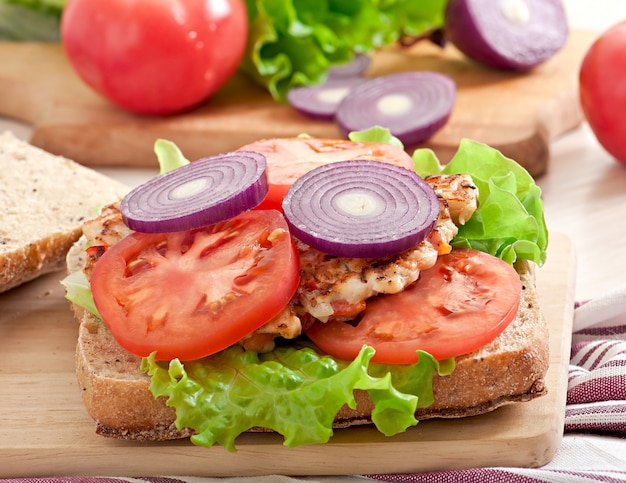 Burgers De Poulet Grillés