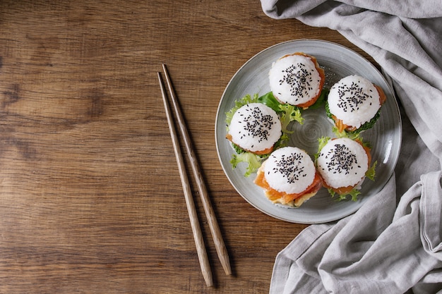 Burgers de sushi au riz