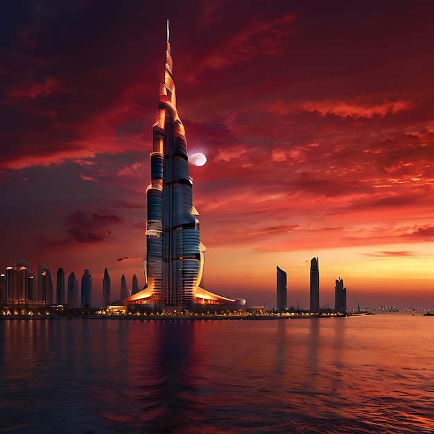 Le Burj Khalifa généré par l'IA