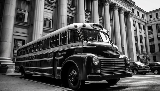 Les bus à impériale accélèrent dans le trafic urbain généré par l'IA