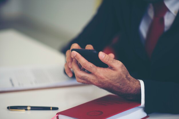 Business desk Dans un bureau moderne