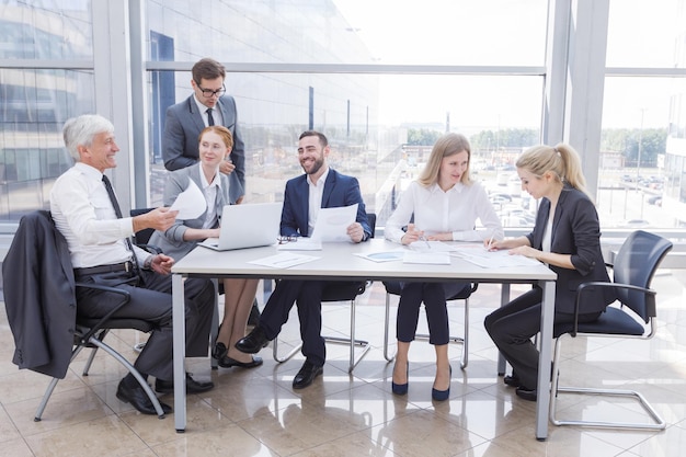 Business team dans le bureau