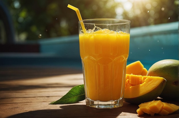 Buvez un peu de jus de mangue Sunshine Joy