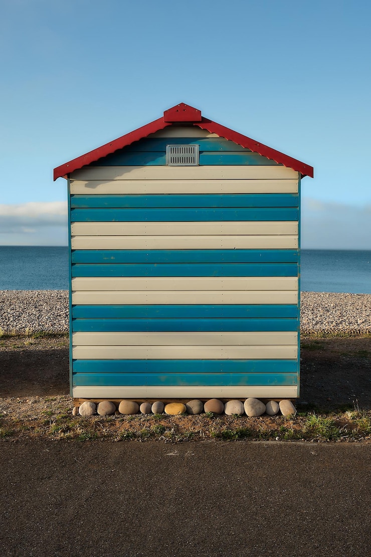 Photo une cabane sur la plage
