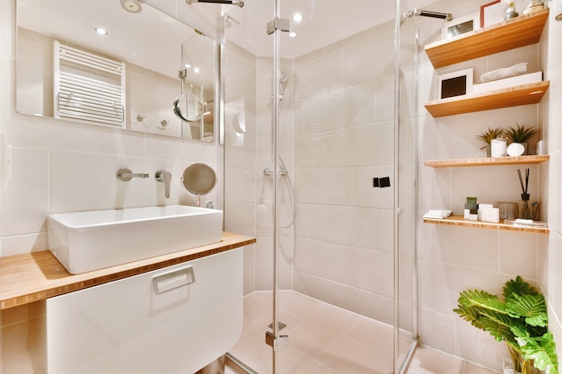 Cabine de douche moderne