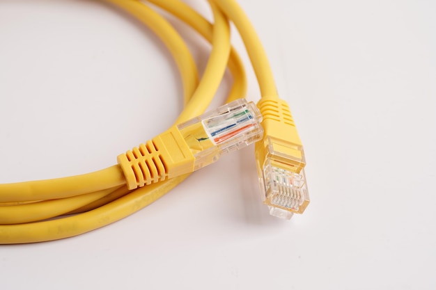 Câble LAN connexion internet réseau connecteur rj45 câble ethernet