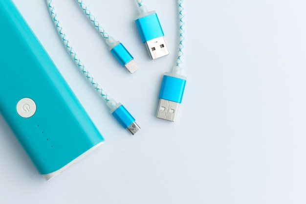 Photo câbles de charge usb pour smartphone et tablette