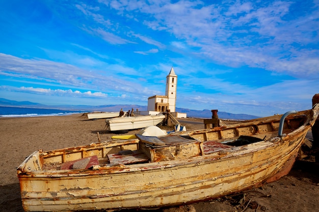 Cabo de Gata à San Miguel Beach Église de Salinas