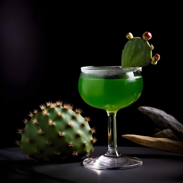 Cactus cocktail Génératif Ai