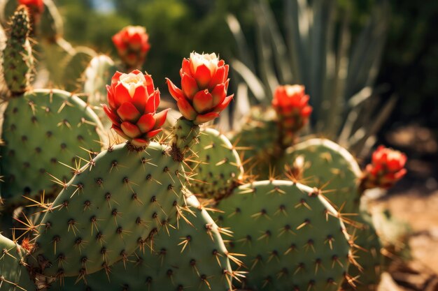 Photo le cactus du désert