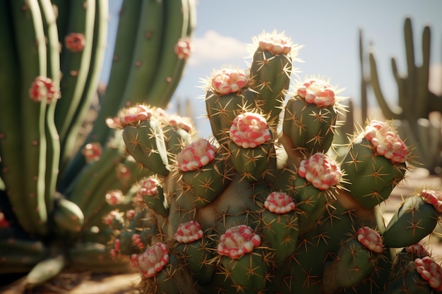 Cactus de force qui fait face aux défis