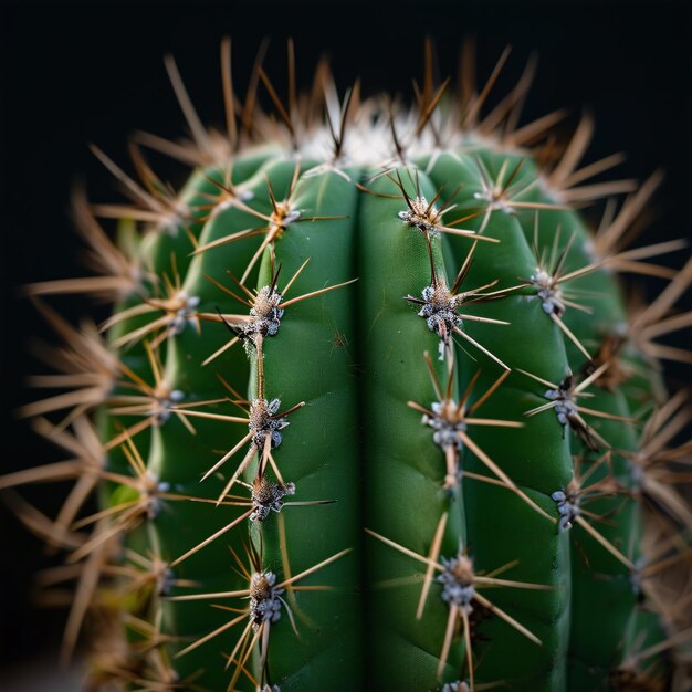 Cactus frais sur fond blanc