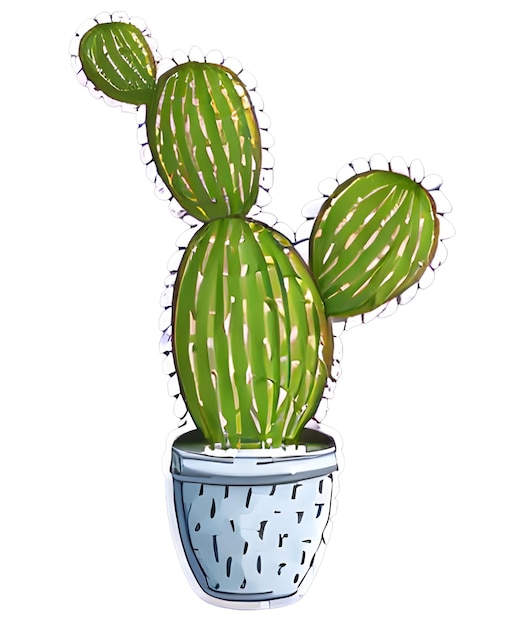 le cactus en pot