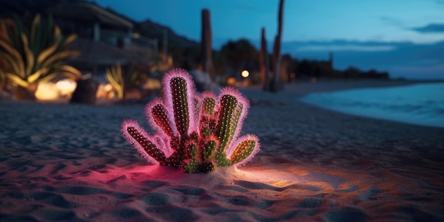 cactus qui brille dans le noir