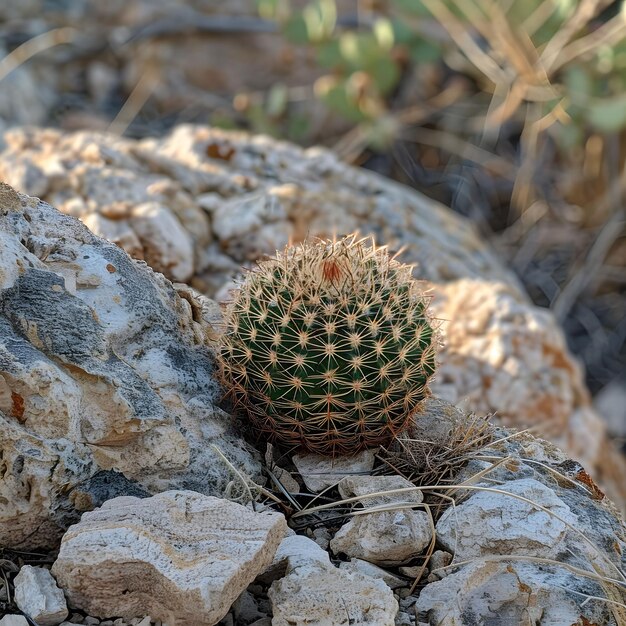 Un cactus rond et mignon