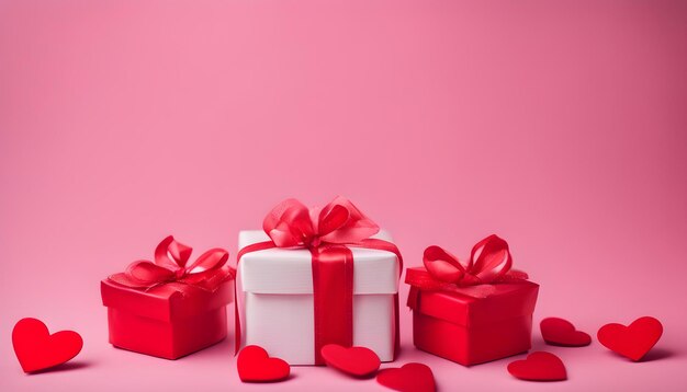 cadeau d'amour de beaux coeurs