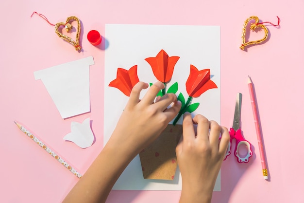 Photo cadeau enfant pour anniversaire ou fête des mères