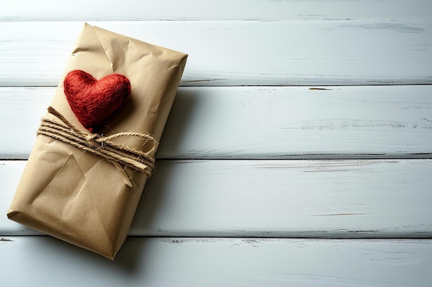 Cadeau et lettre d'amour pour la Saint-Valentin