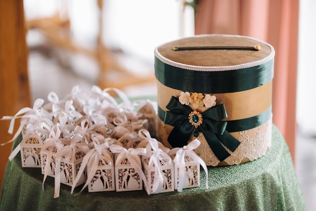 Cadeaux pour les invités à la cérémonie de mariage