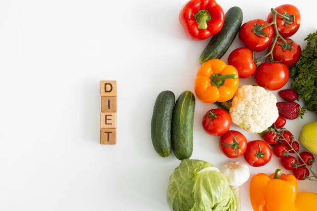 Cadre alimentaire sain pour le petit-déjeuner