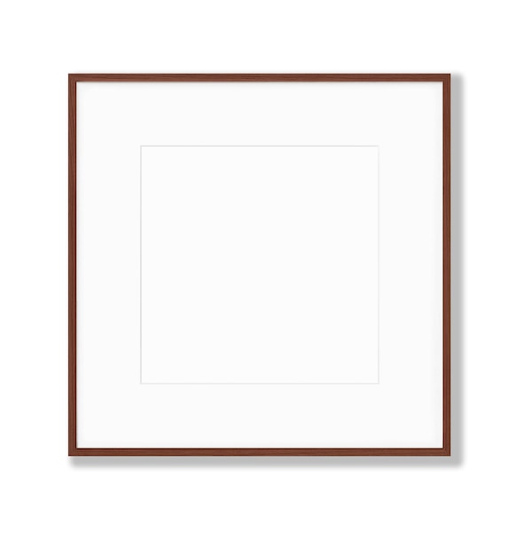Un cadre en bois avec un fond blanc et un fond blanc.