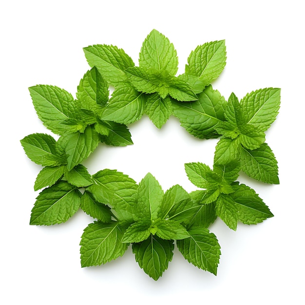 Cadre captivant de beauté épanouie, fond de feuilles et de fleurs pour une touche décorative exquise