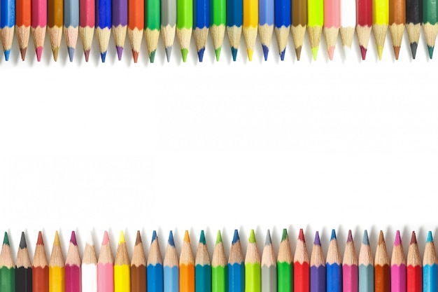 Cadre de crayons de couleur