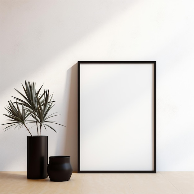 cadre d'image moderne sur une étagère