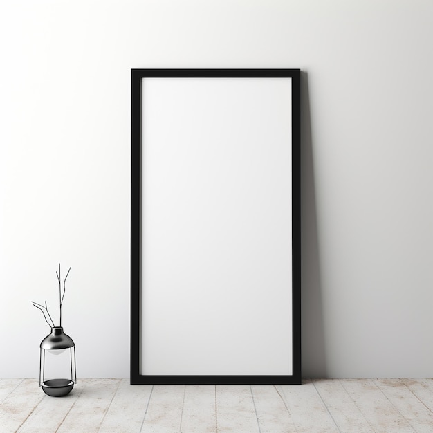 cadre d'image moderne sur une étagère